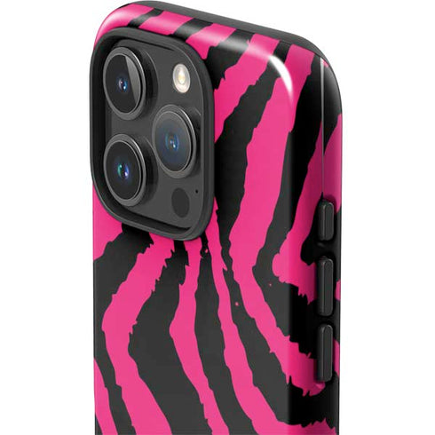 Retro Zebra iPhone 16 Pro Max Impact Case